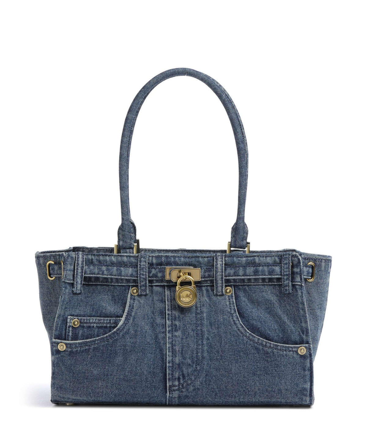 Michael Kors Hamilton Moderne Small Shoulder bag light wash blue