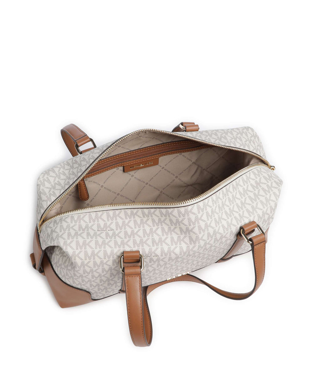 Michael Kors Teddi Large Shoulder bag vanilla/acorn