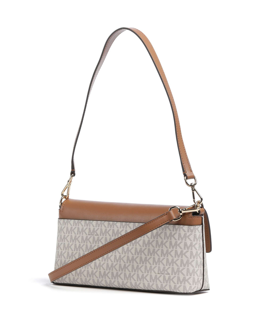 Michael Kors Nabela Medium Shoulder bag vanilla/acorn