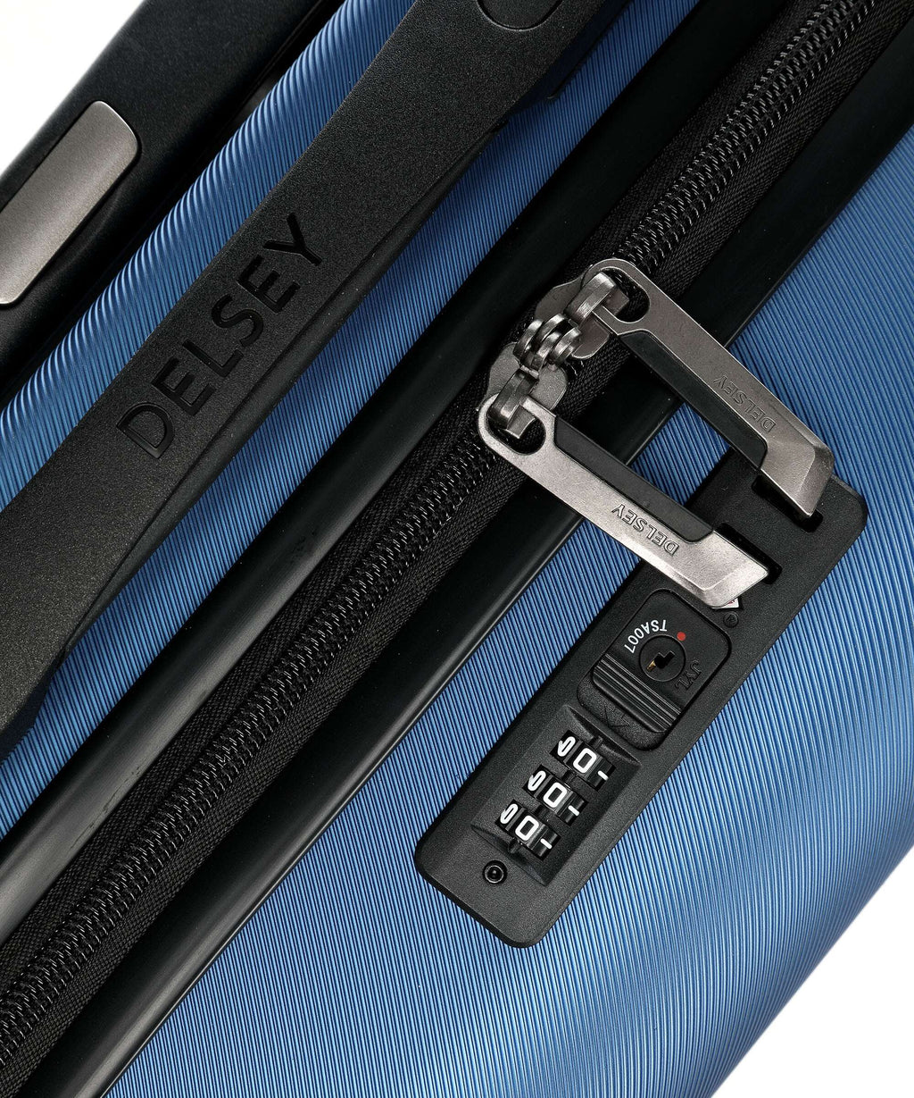 Delsey Paris Comete + Slim Line Spinner (4 wheels) hellblau