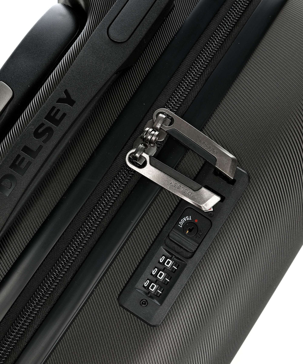 Delsey Paris Comete + Slim Line Spinner (4 wheels) schwarz
