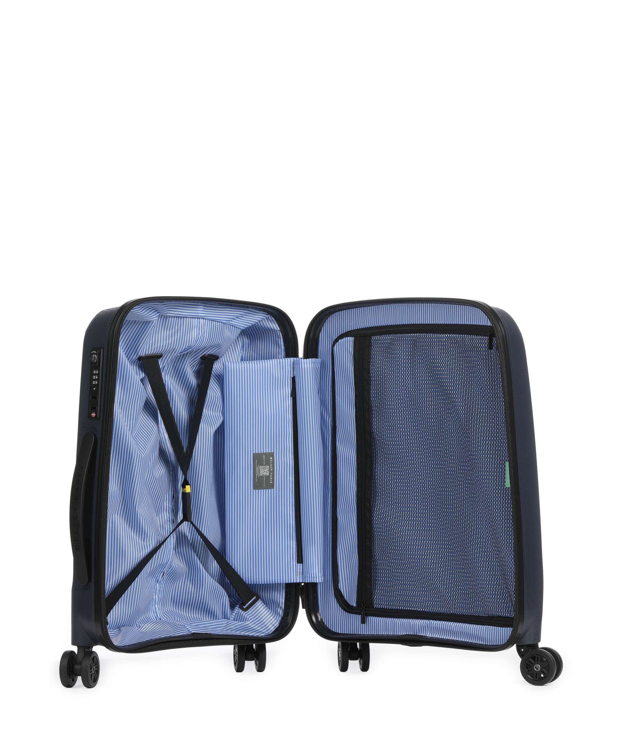 Delsey Paris Belmont Plus Spinner (4 wheels) blue
