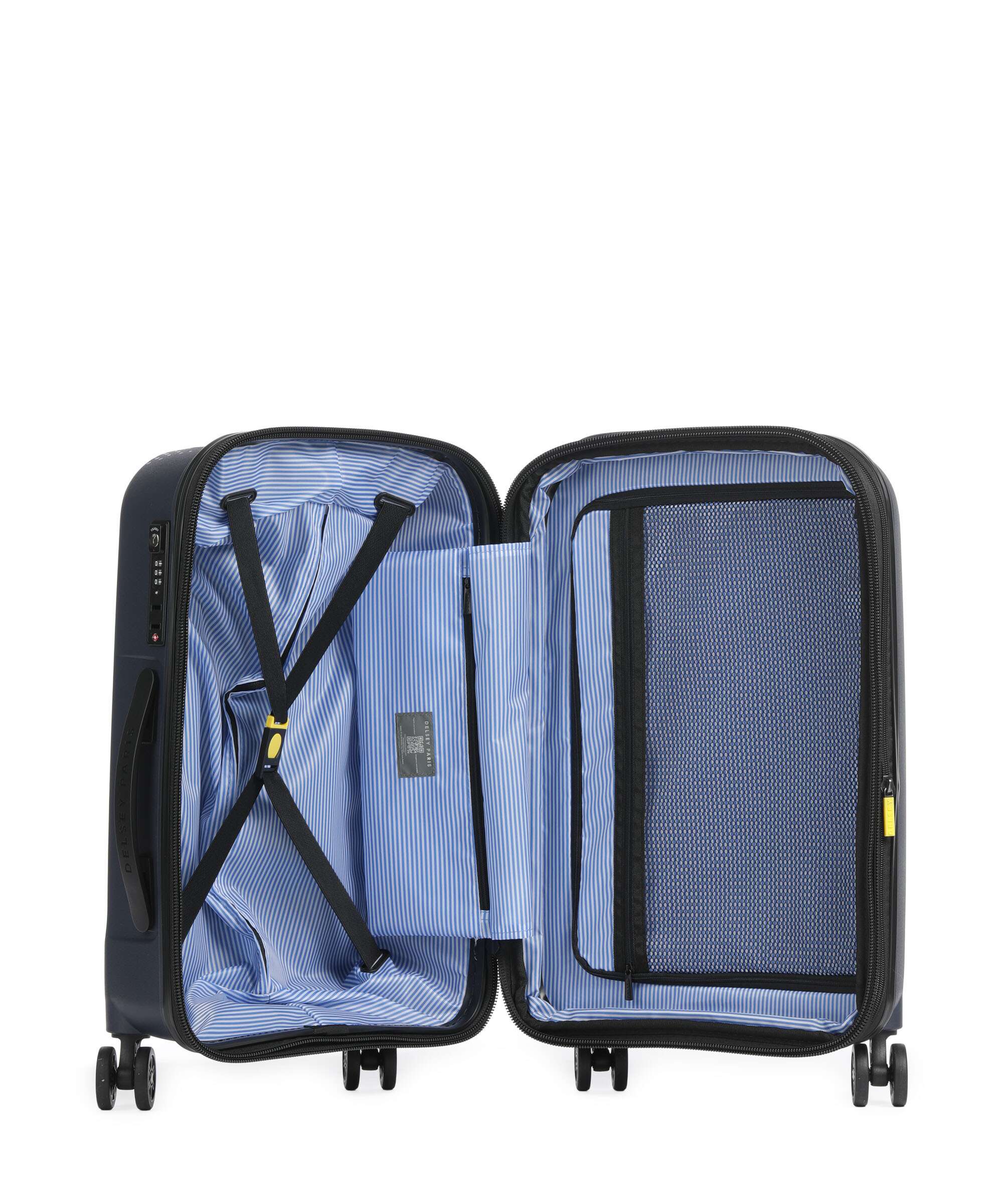 Delsey Paris Belmont Plus Spinner (4 wheels) blue