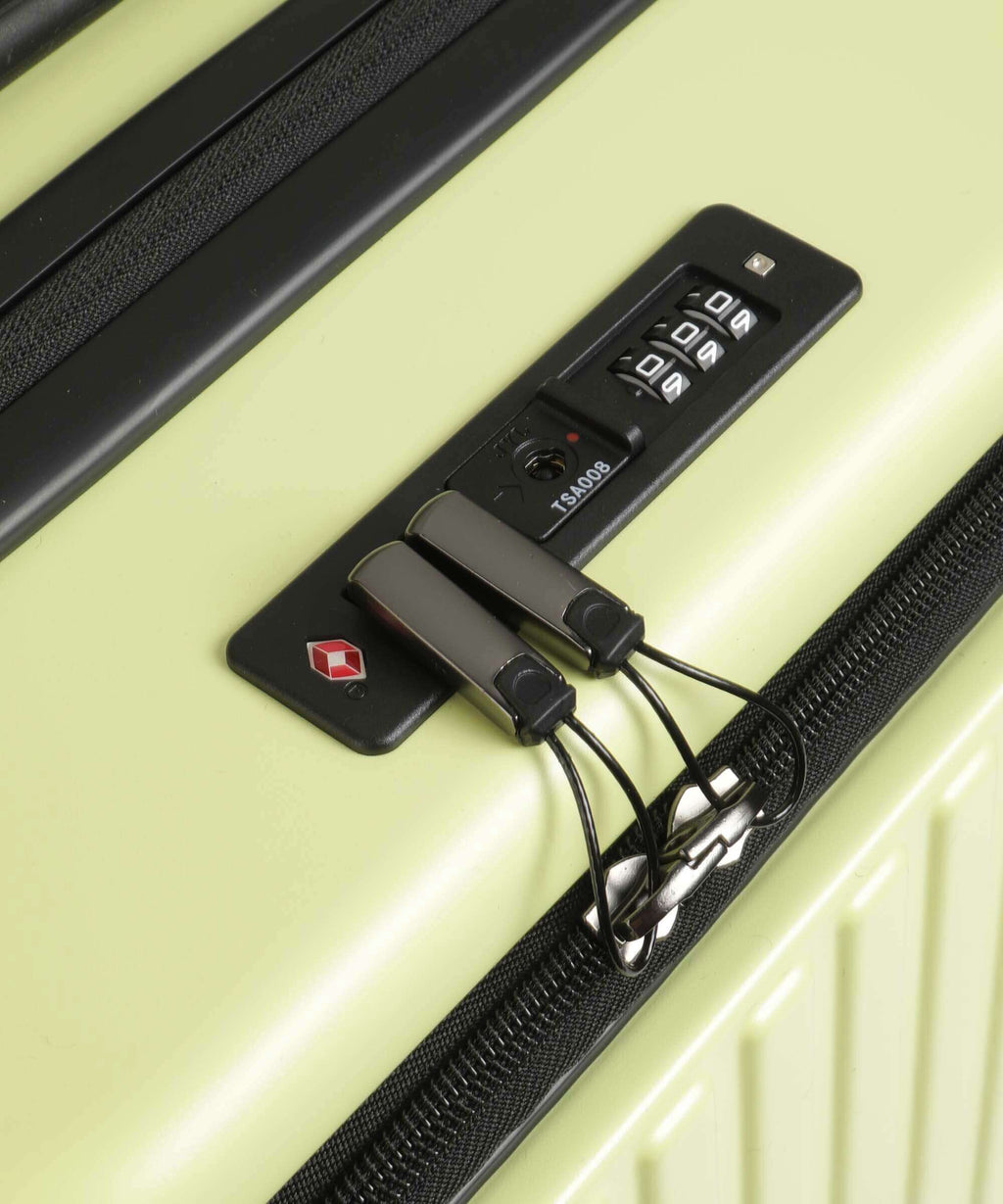 Delsey Paris Securitime Spinner (4 wheels) blassgelb