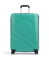 Delsey Paris x United Colors of Benetton Fabrica Trolley (4 wielen) green