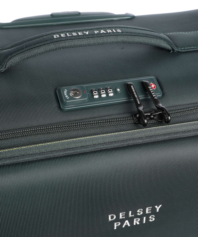 Delsey Paris Brochant 3 Spinner (4 wheels) kieferngrün