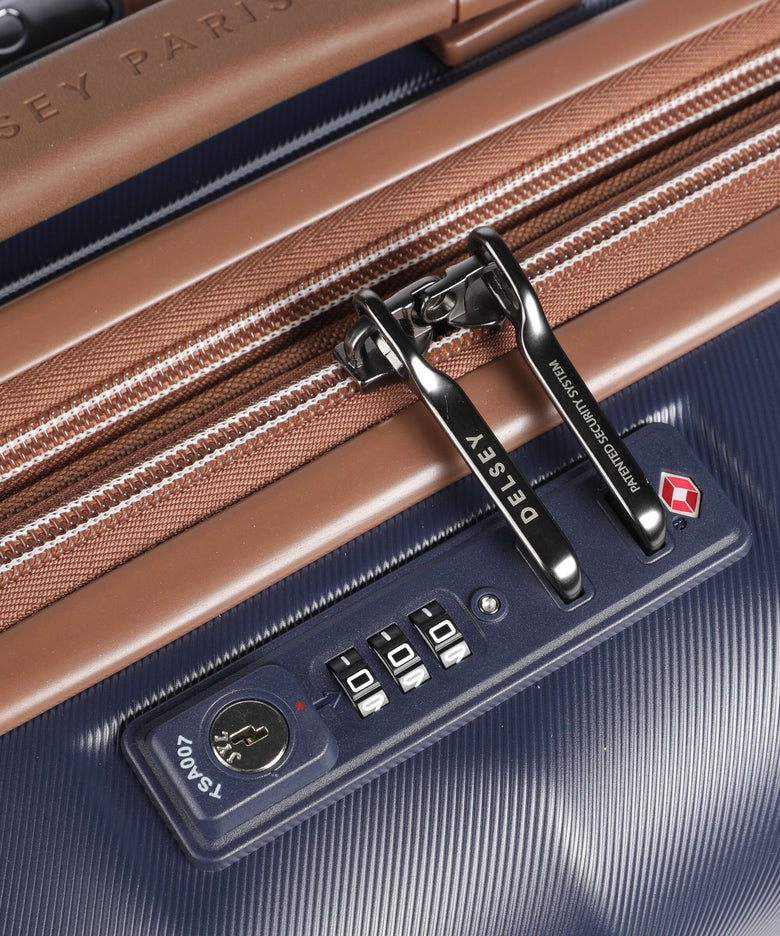 Delsey Paris Carrousel 2 Slim Spinner (4 wheels) blue