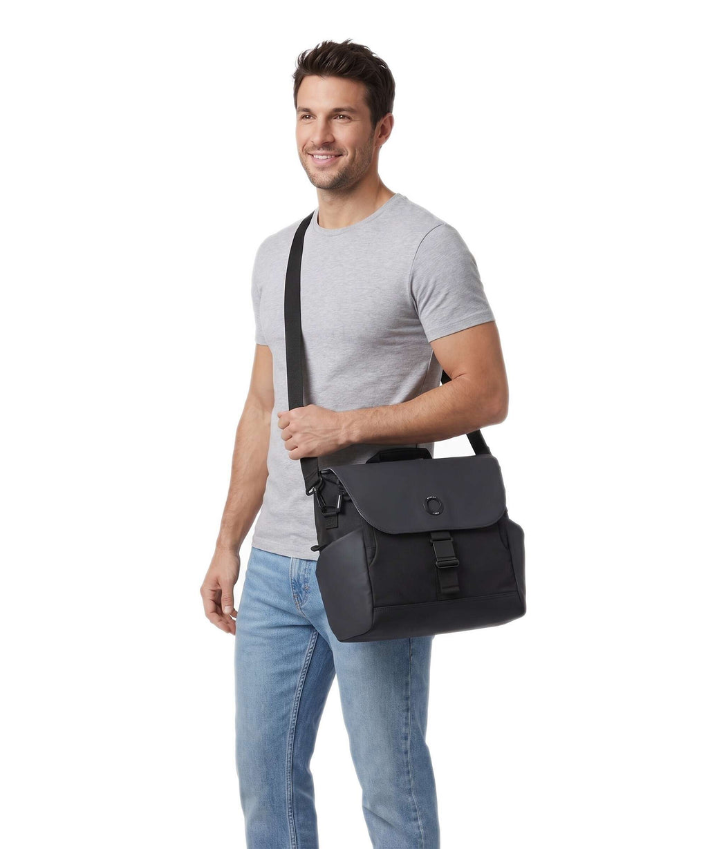 Delsey Paris Securflap Messenger bag black