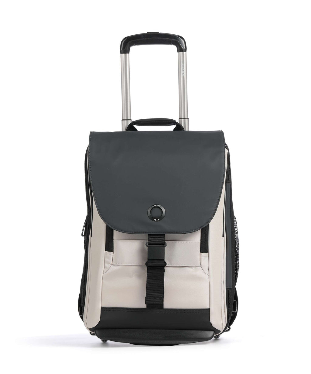 Delsey Paris Securflap Backpack with wheels sand