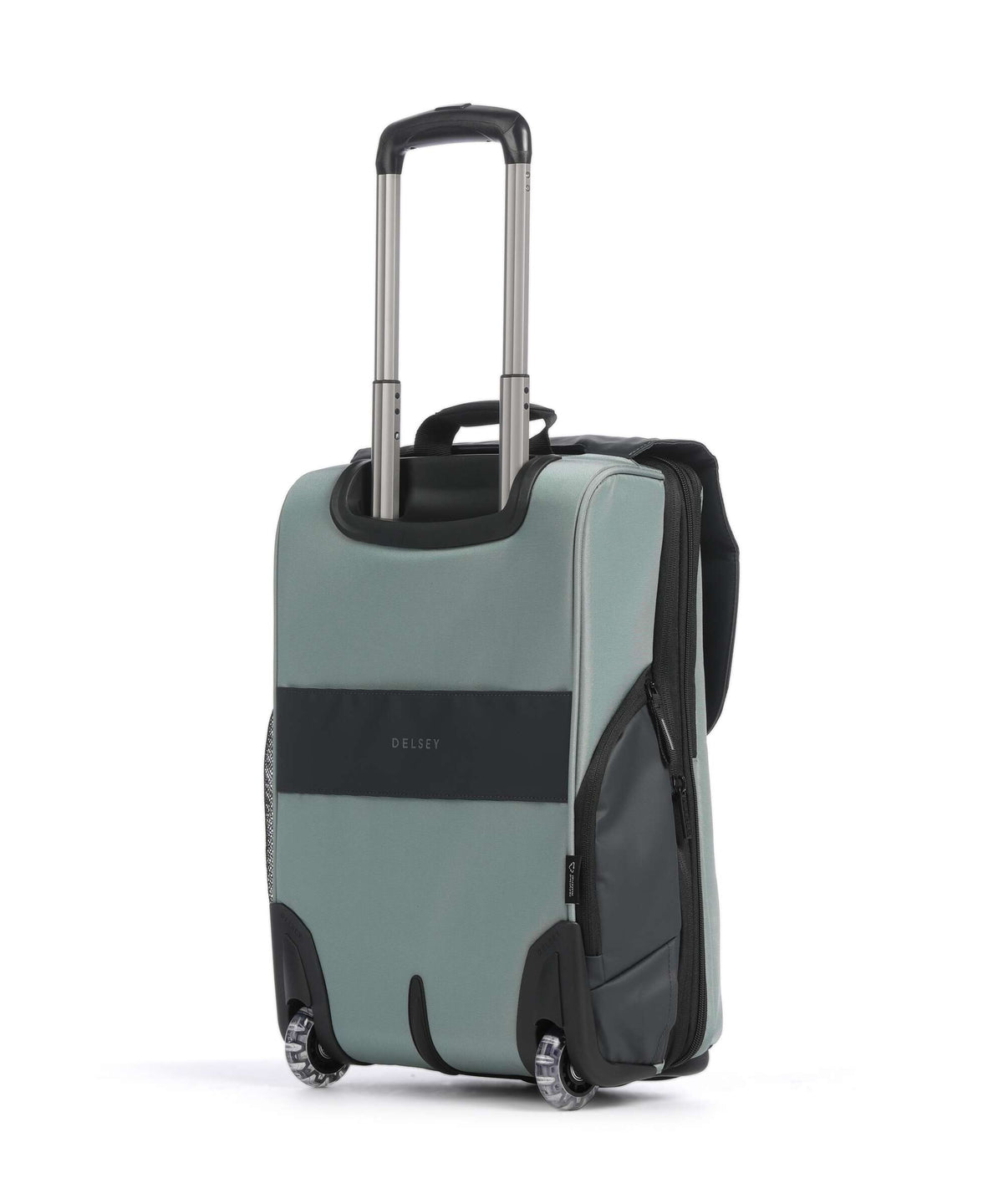 Delsey Paris Securflap Backpack with wheels sage green