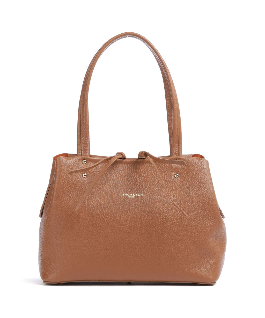 Lancaster Foulonne Double Tote bag camel