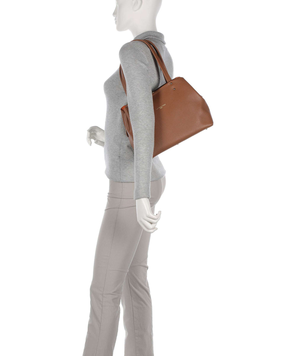 Lancaster Foulonne Double Tote bag camel