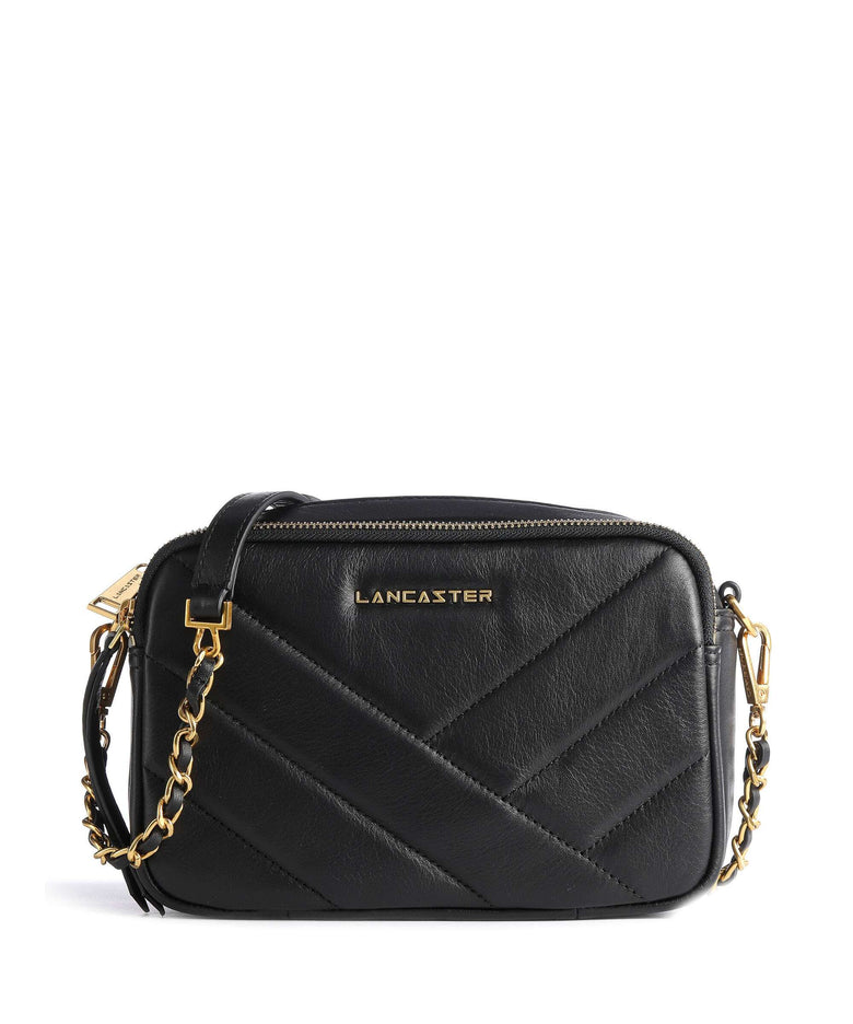 Lancaster Soft Matelassé Crossbody bag noir