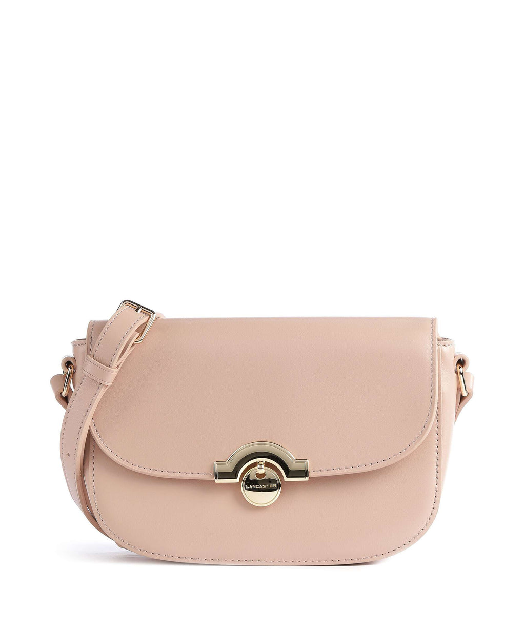 Lancaster Paris Médaille Crossbody bag nude