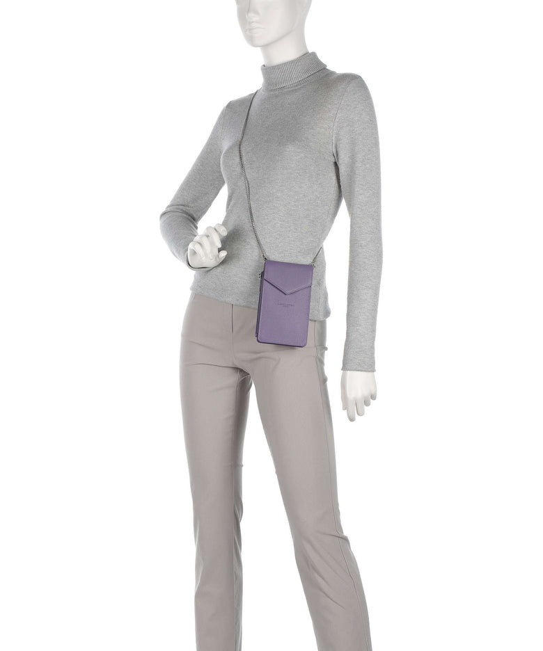 Lancaster Foulonne PM Phone bag mauvefoncé