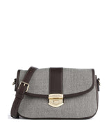 Lancaster Chevron Fia Sac bandoulière marron chevron