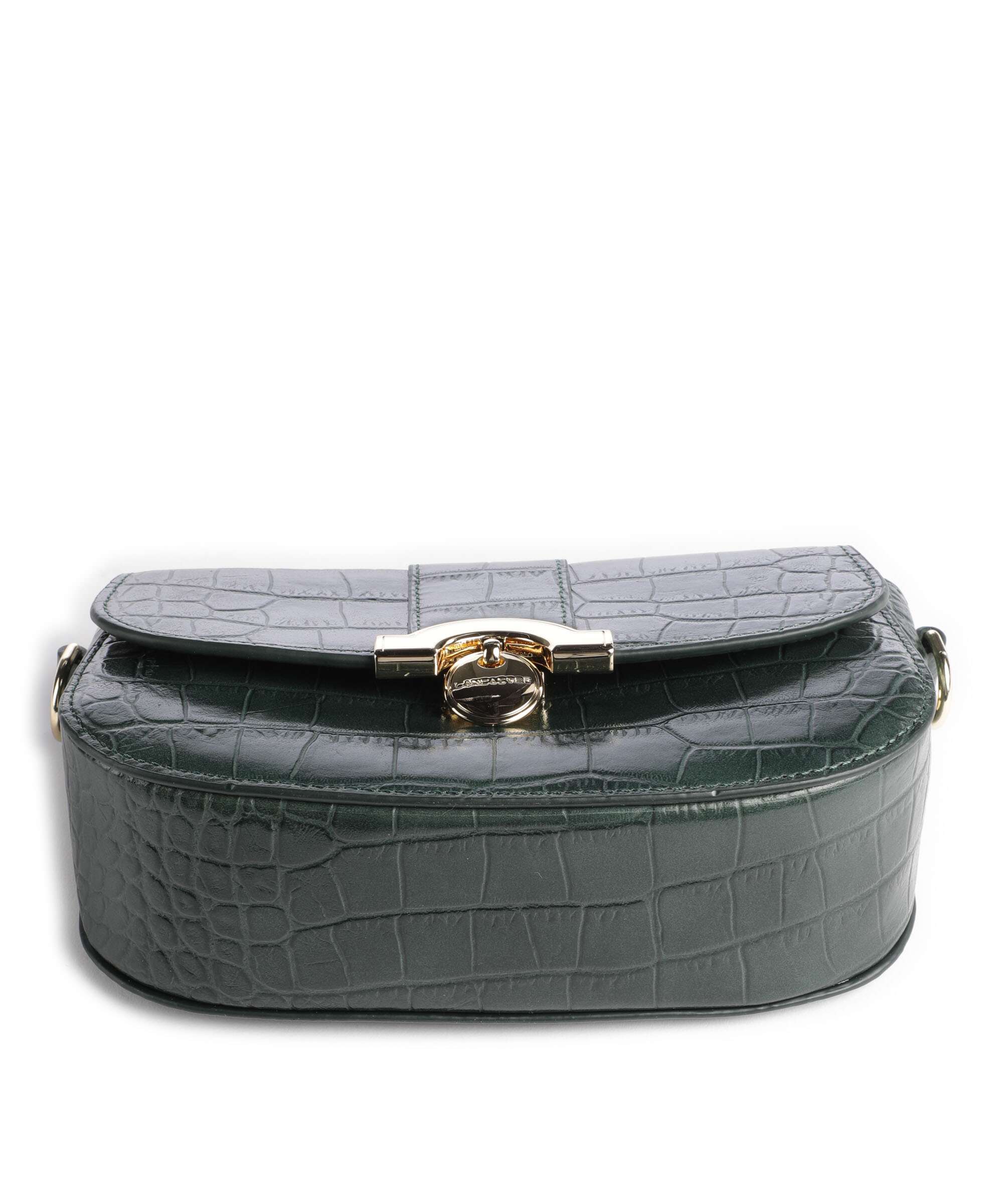 Lancaster Exotic CN Croco Crossbody bag vertforêt