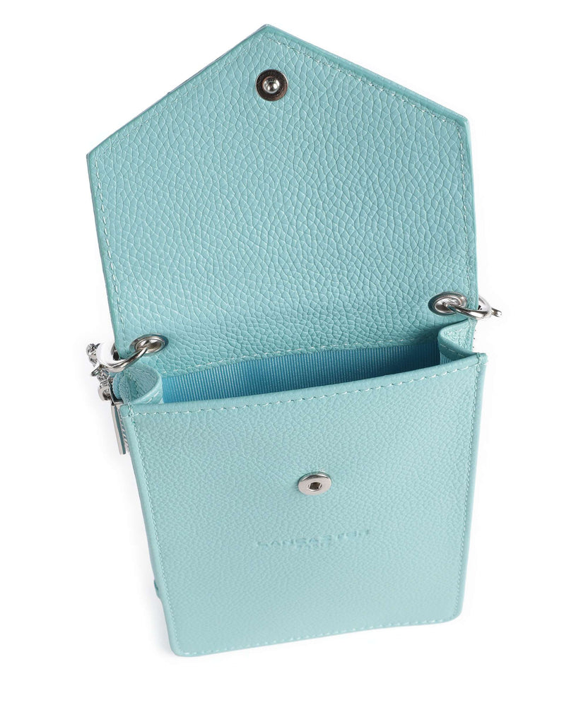 Lancaster Foulonne PM Phone bag lagon