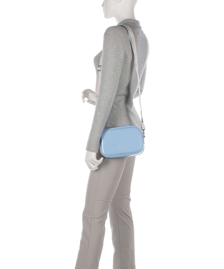 Lancaster Firenze Vernis Crossbody bag bleuciel