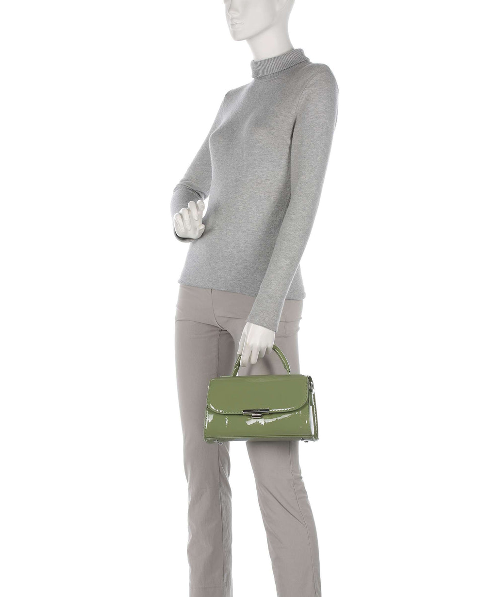 Lancaster Firenze Vernis Handbag jade