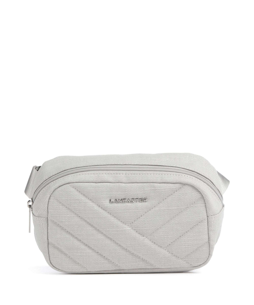 Lancaster Canvas Matelassé Belt bag mastic