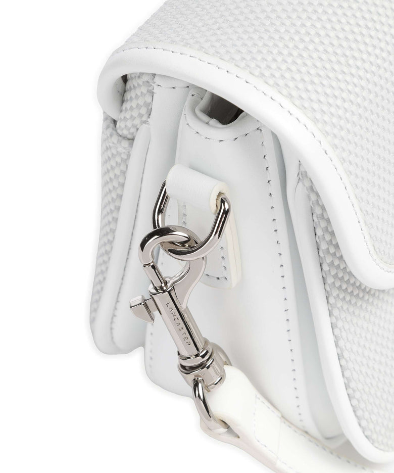 Lancaster Canvas Fia Crossbody bag blanc