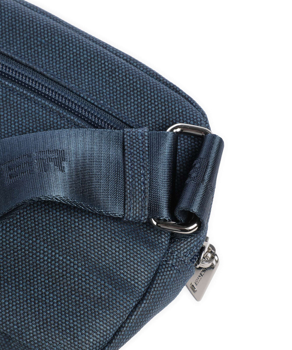 Lancaster Canvas Matelassé Belt bag bleufonc