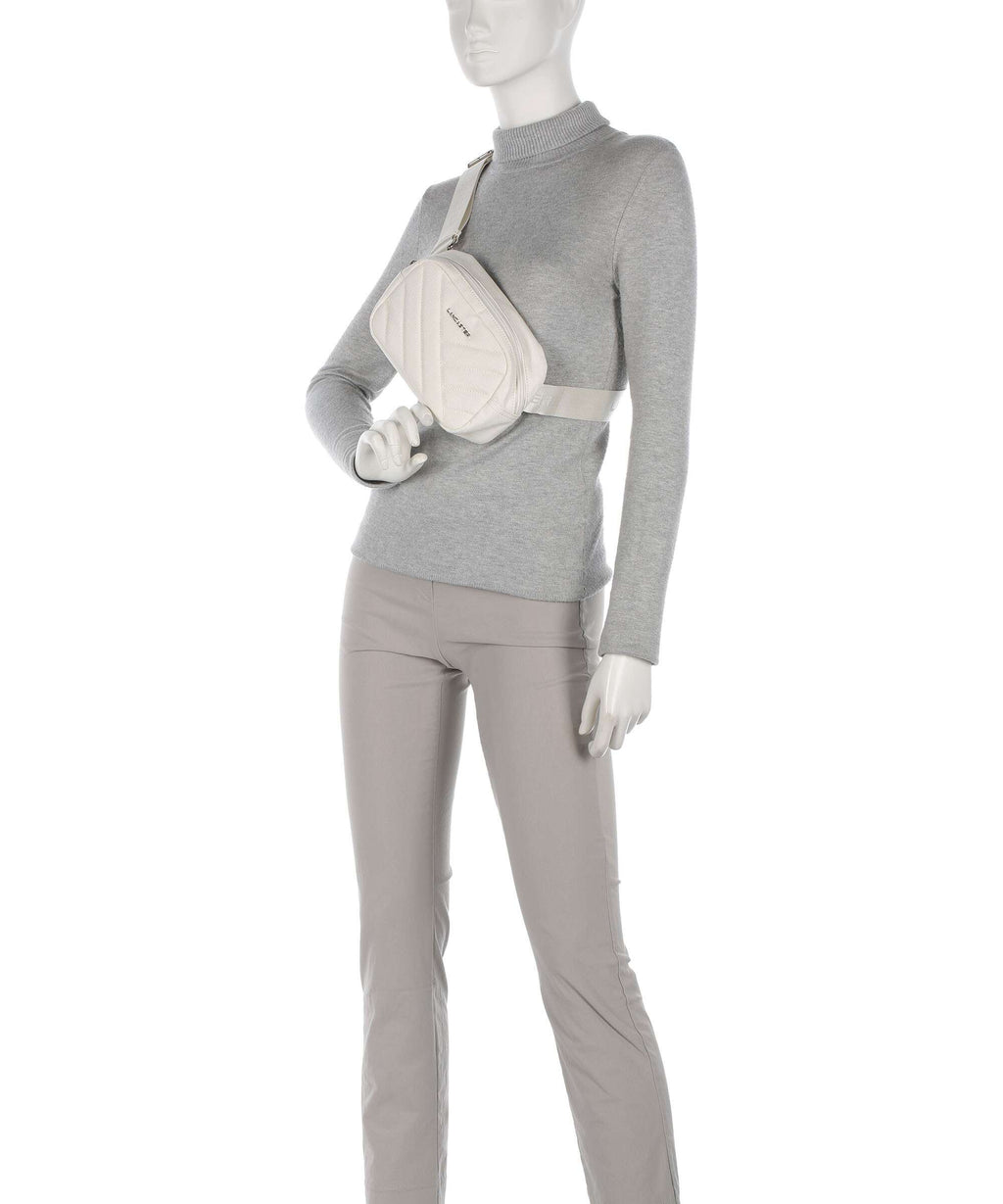 Lancaster Canvas Matelassé Belt bag ecru