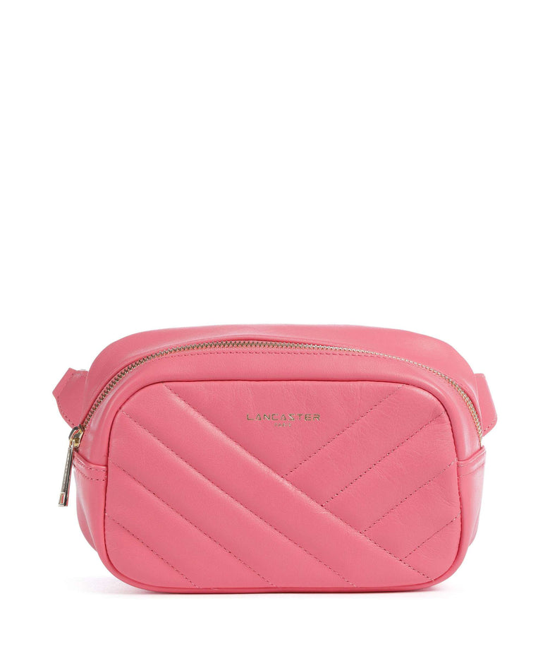 Lancaster Soft Matelassé Belt bag rose fonce