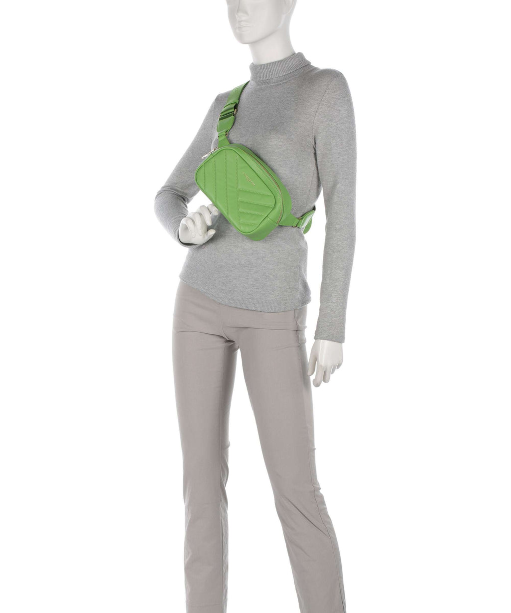 Lancaster Soft Matelassé Belt bag vertmouss