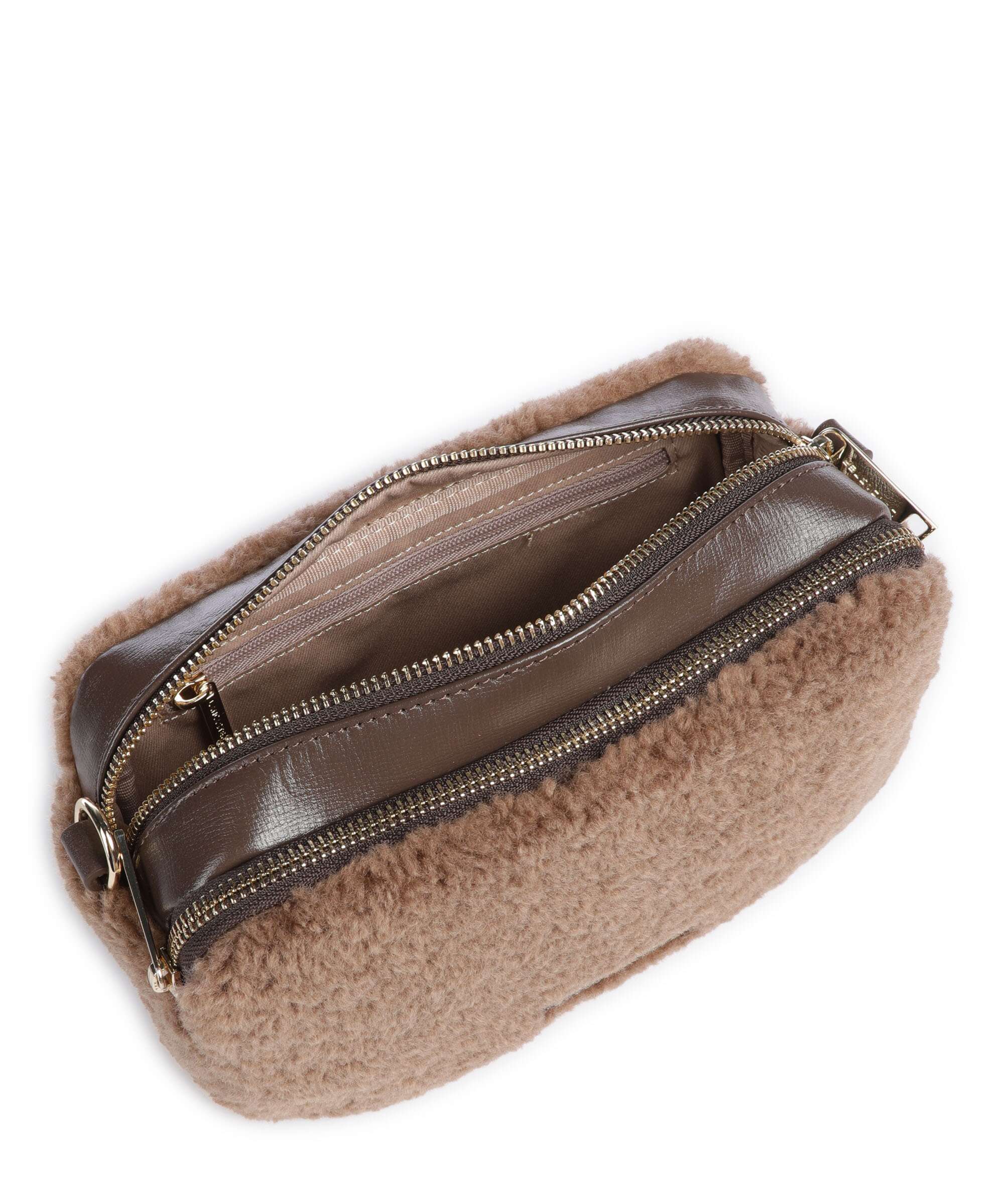 Lancaster Actual Moumoute Crossbody bag taupe