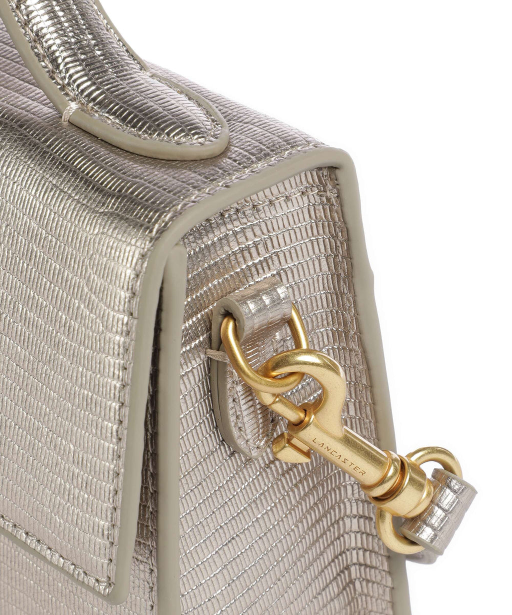 Lancaster Exotic Ily Crossbody bag champagne/lézard