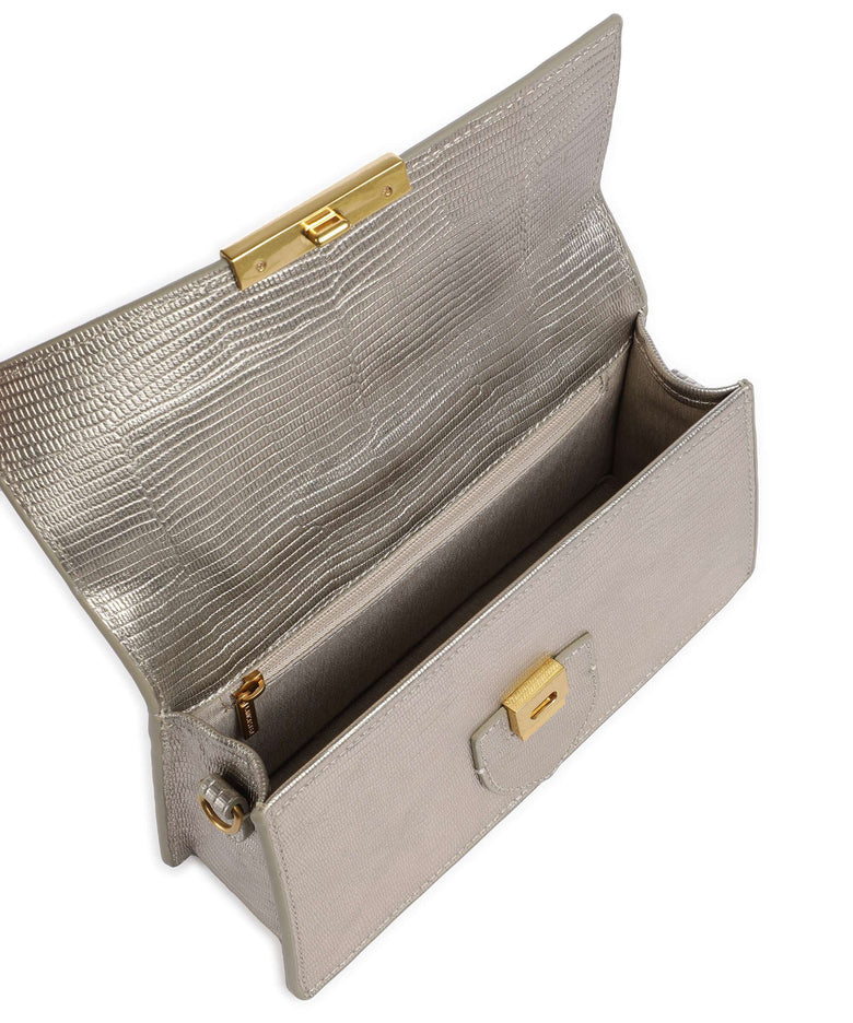 Lancaster Exotic Ily Crossbody bag champagne/lézard