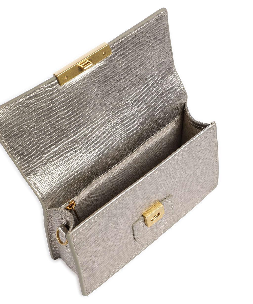 Lancaster Exotic Ily Crossbody bag champagne/lézard