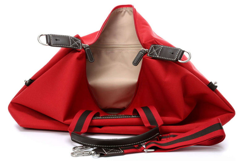 Lancel Partance Weekend bag red