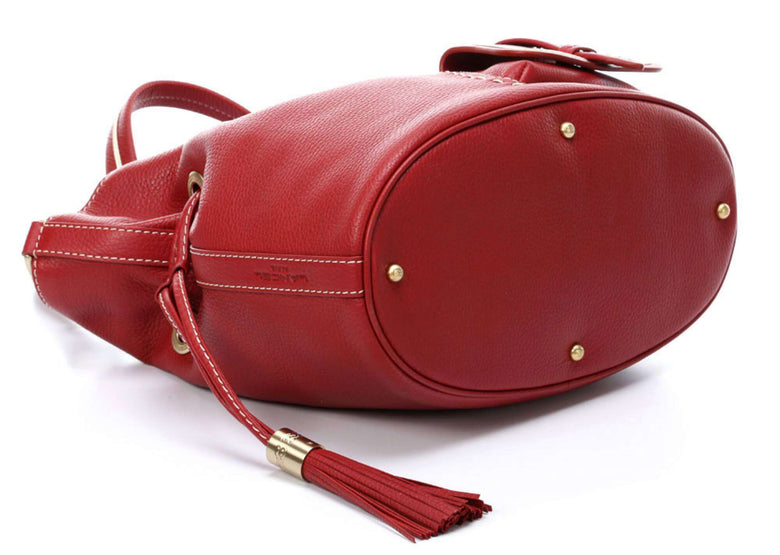 Lancel Premier Flirt Hobo bag red