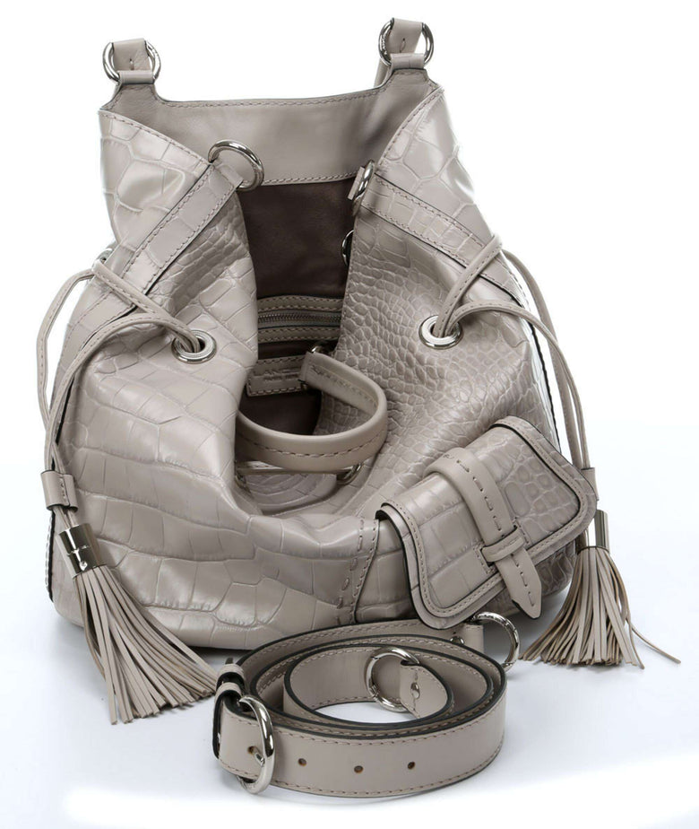 Lancel Premier Flirt Hobo bag grey taupe