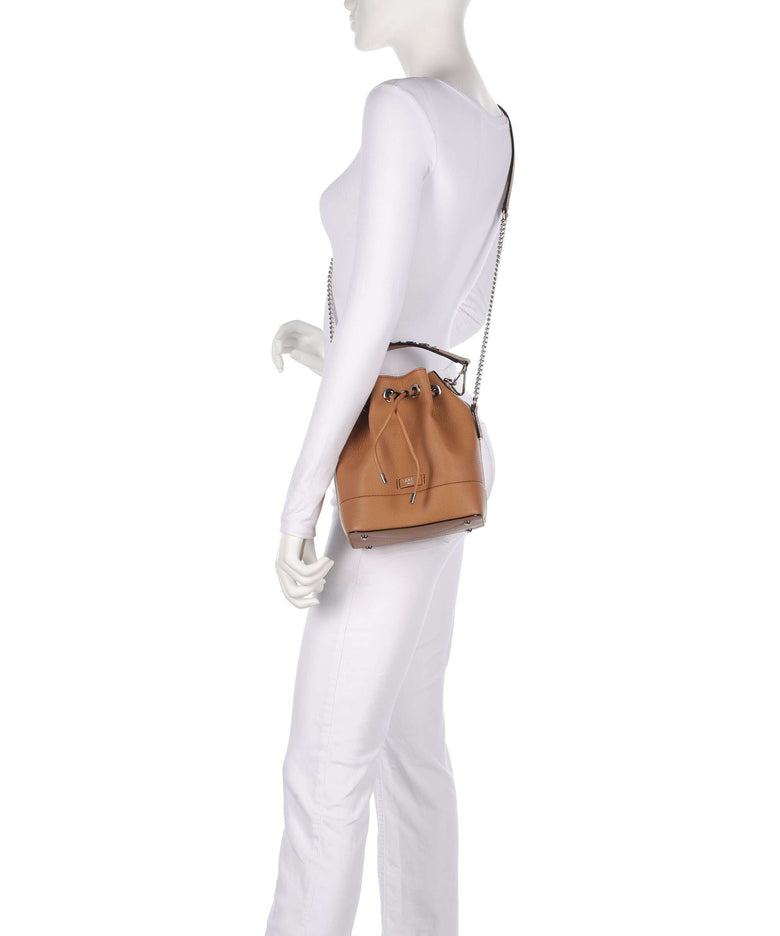 Lancel Ninon S Bucket bag camel