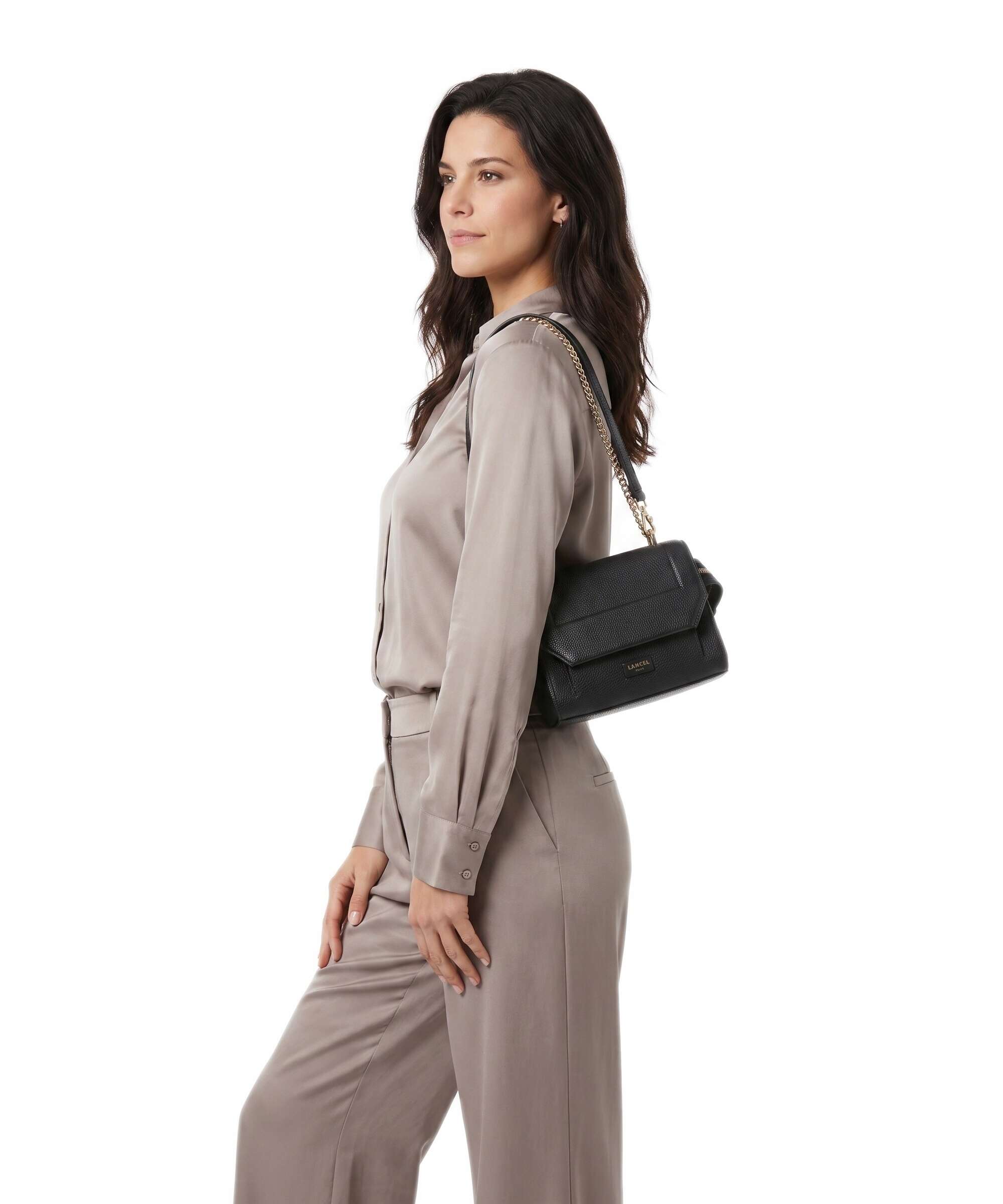 Lancel Ninon S Shoulder bag black/gold