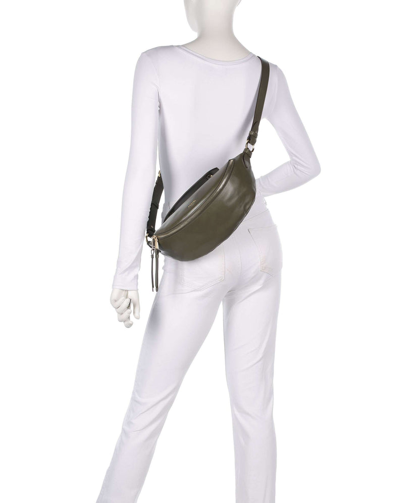 Lancel Origami S Crossbody bag dark khaki