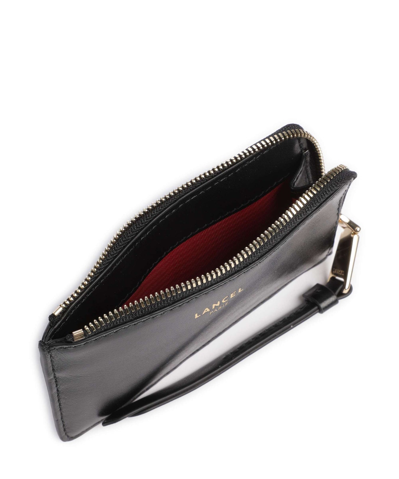 Lancel Origami Credit card holder black