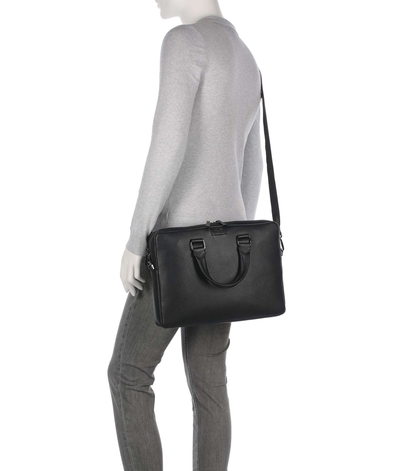 Lancel Côme Briefcase black