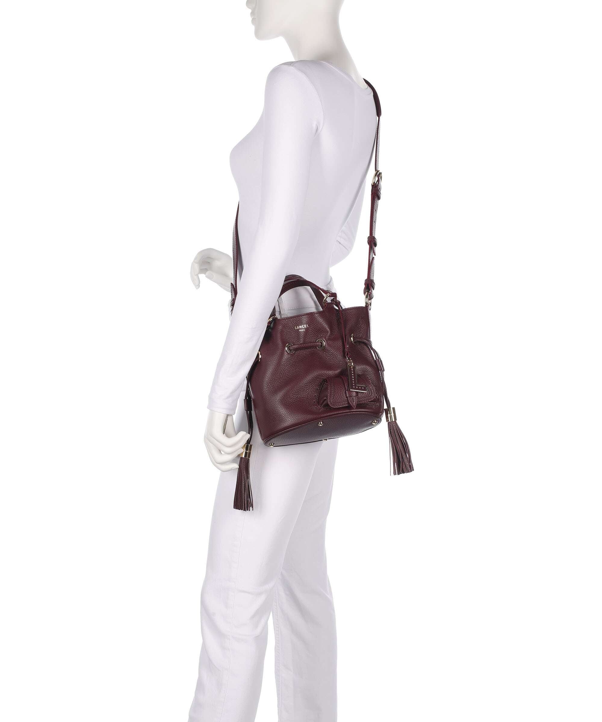 Lancel Premier Flirt S Bucket bag cassis