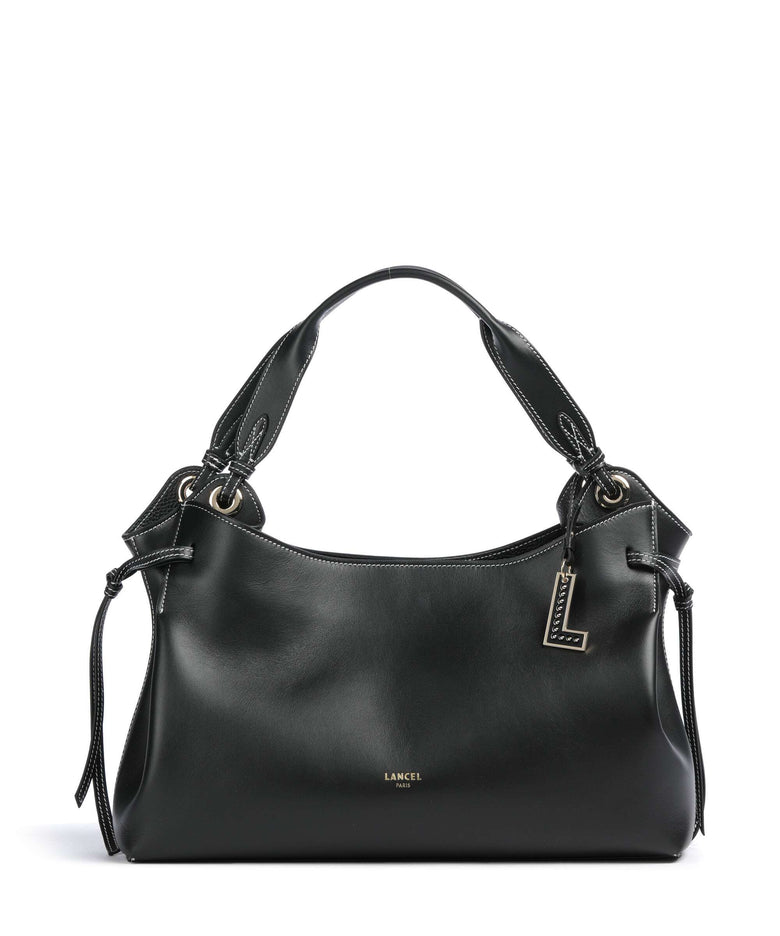 Lancel Swann M Hobo bag black