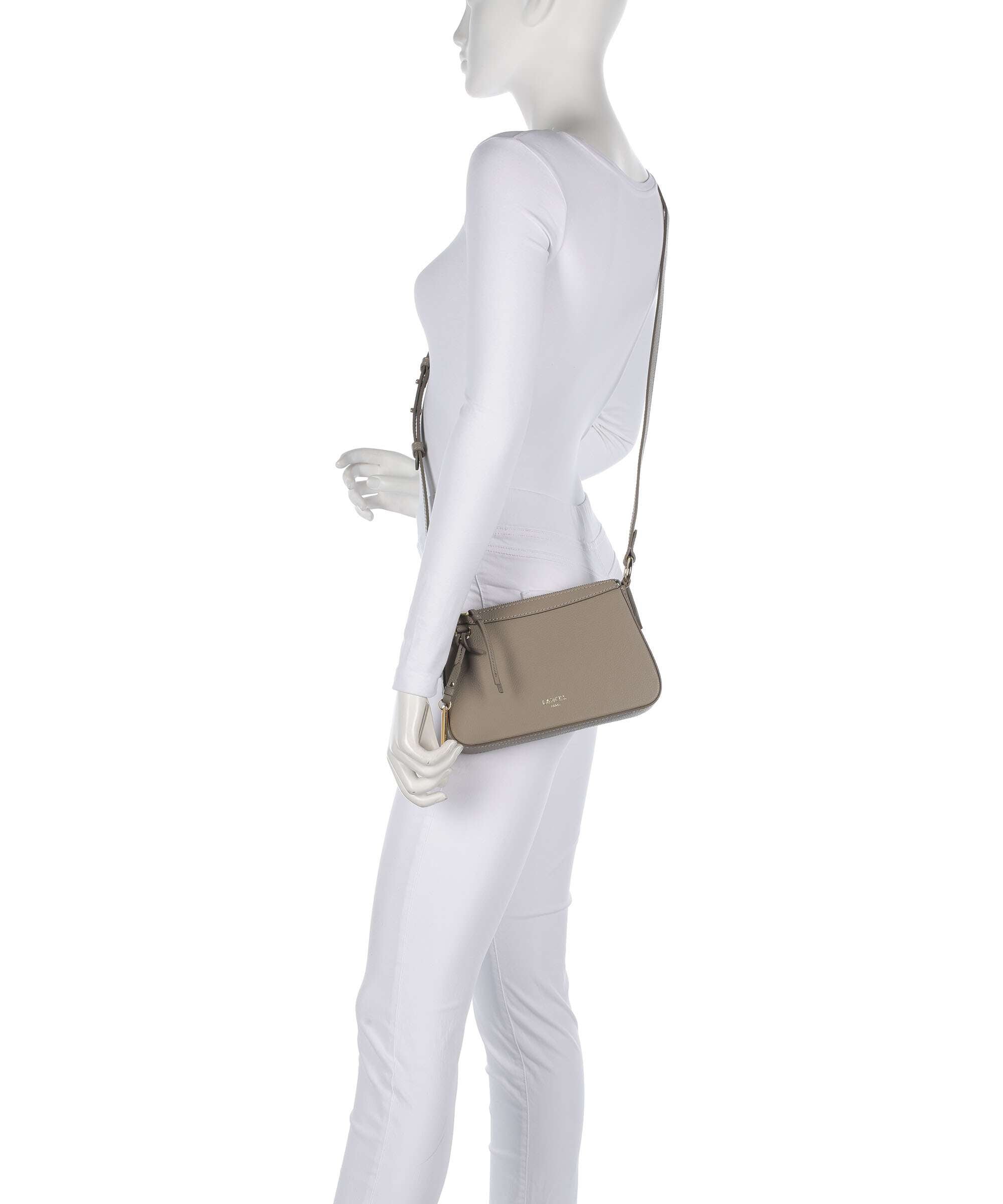 Lancel Faubourg Mini Crossbody bag greige