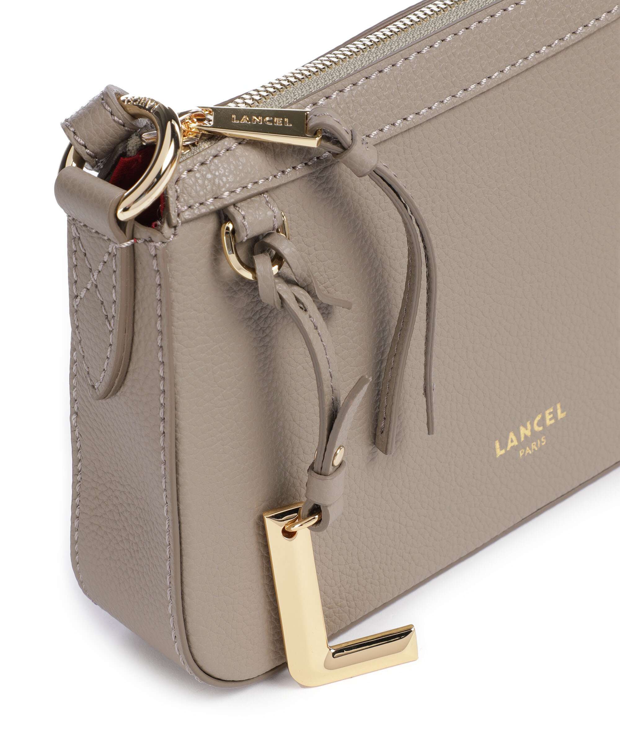 Lancel Faubourg Mini Crossbody bag greige