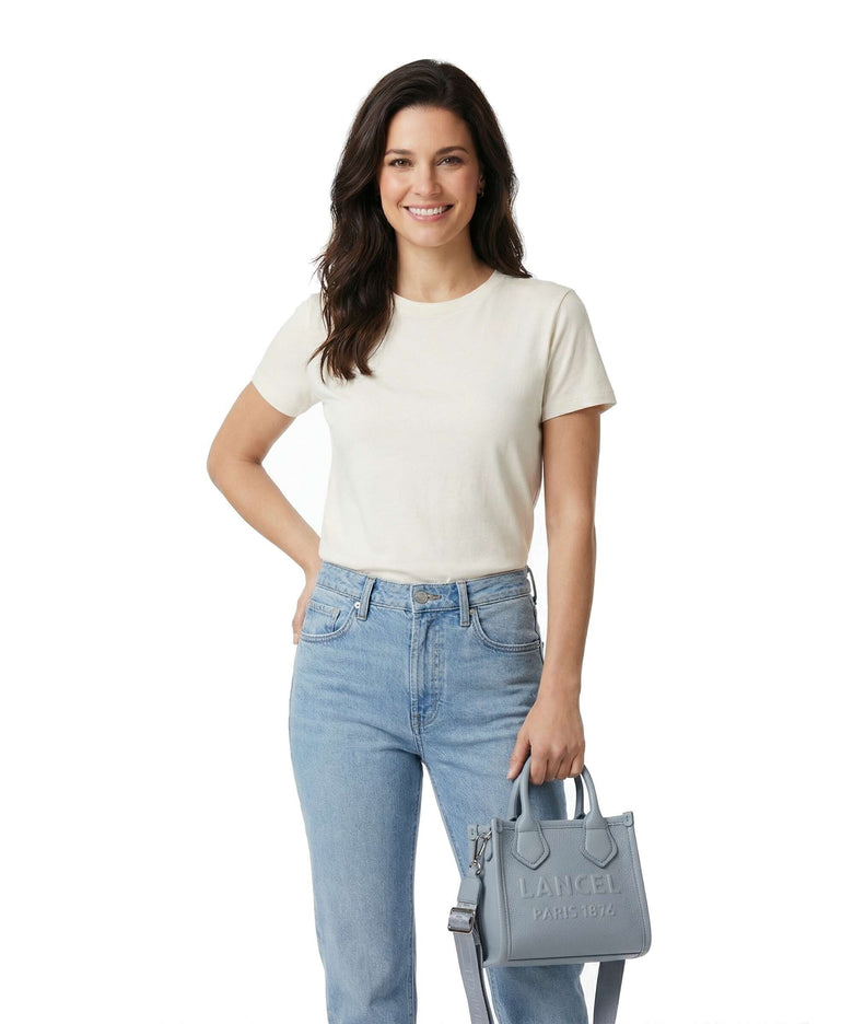 Lancel Jour Mini Crossbody bag blue foam