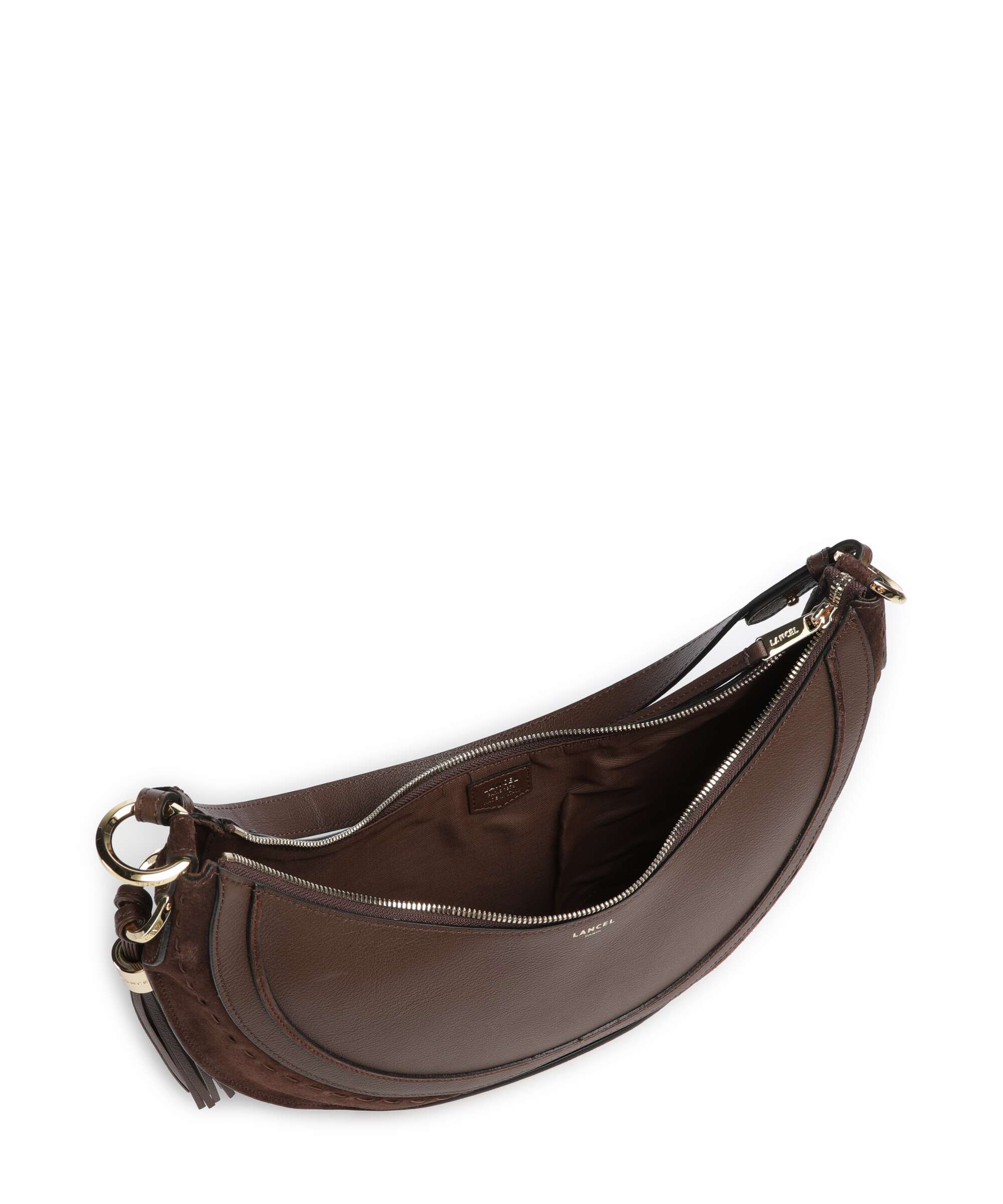 Lancel Hobohème M Hobo bag coconut