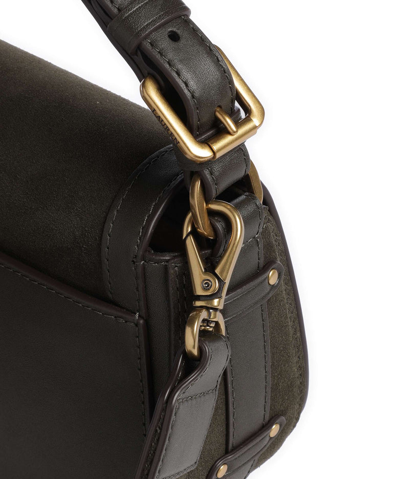 Lauren Ralph Lauren Tanner Medium Crossbody bag dark olive