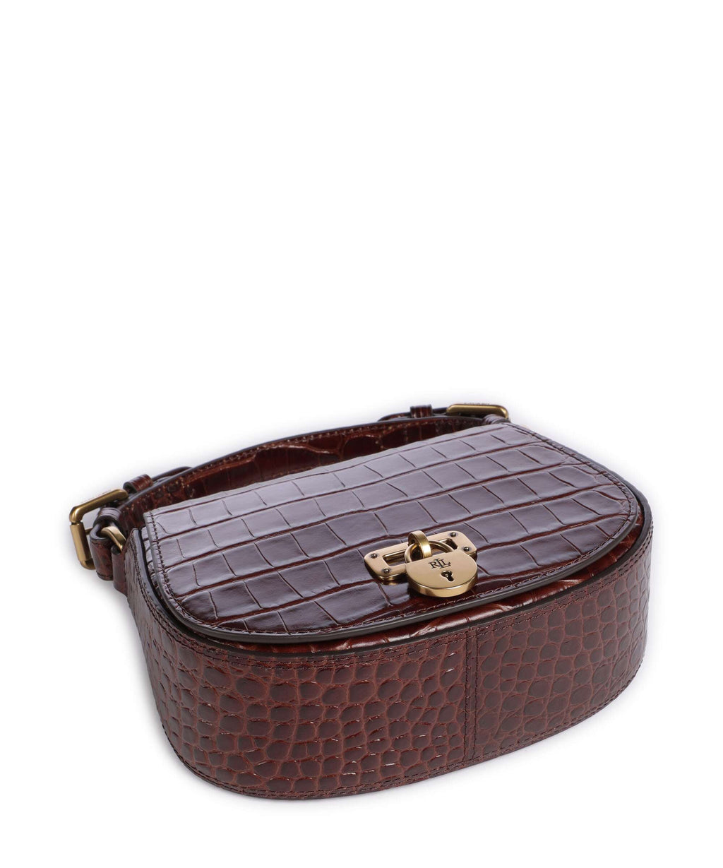 Lauren Ralph Lauren Tanner Medium Crossbody bag dark mahogany